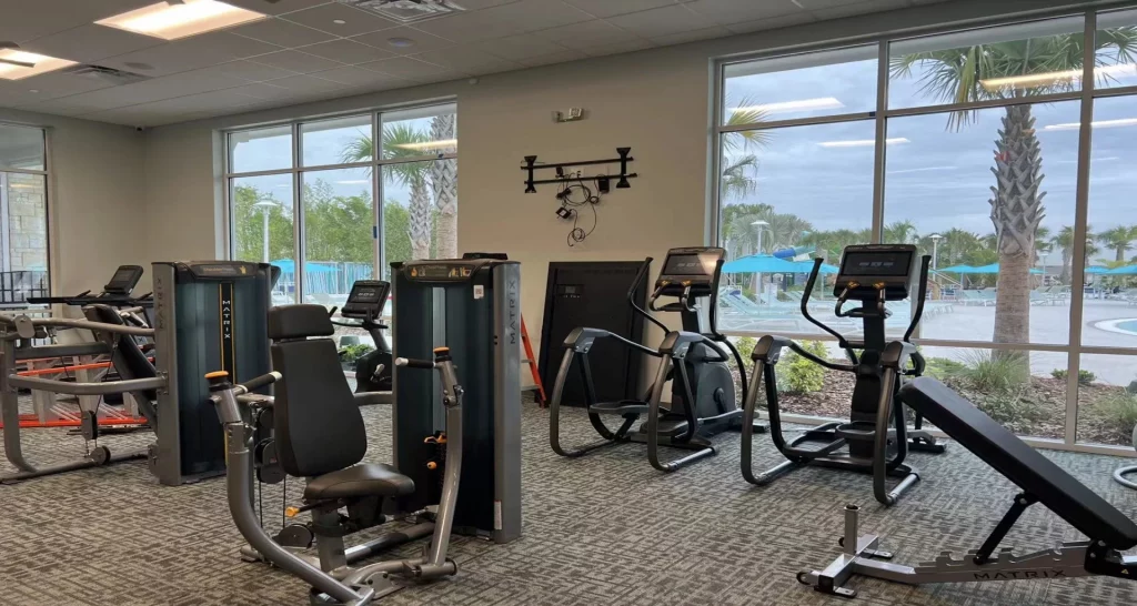 windsor island fitness rooms