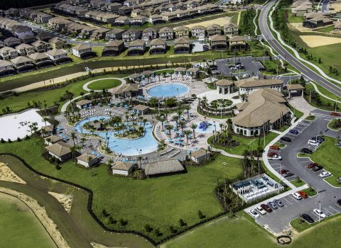 Oasis Aerial Shot nova home vacation parks